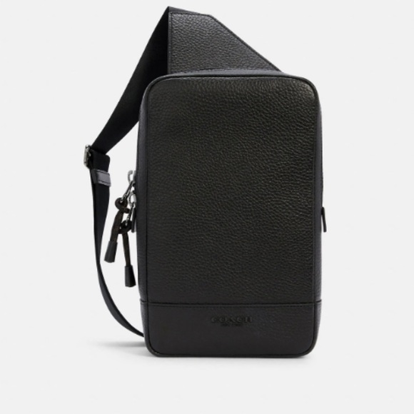 NWT Coach Turner Pack Black Sling backpack bag - Picture 13 of 13